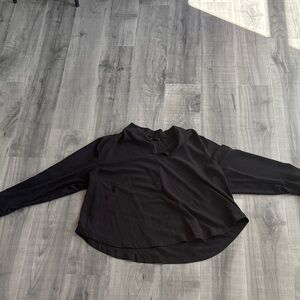 Universal Standard Black Long Sleeve Better than silk Blouse
